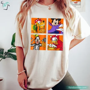 Funny Halloween Mickey Mouse and Friends Shirt