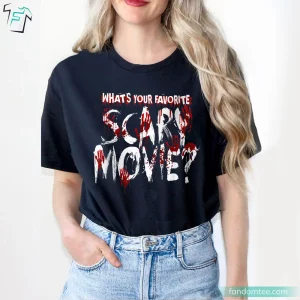 Funny Halloween What's Your Favorite Scary Movie Shirt for Horror Movie Lovers 2