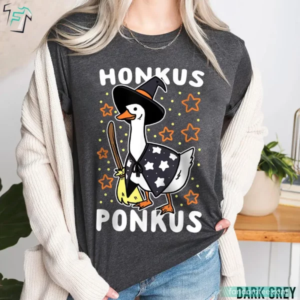 Halloween Cute Witches Duck Hocus Pocus Tee Funny Spooky Horror Gift