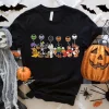 Funny Horror Characters Disney Halloween Tee Shirt 1