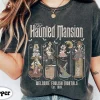 Funny Horror Characters Haunted Mansion Disney Halloween Tee Shirt