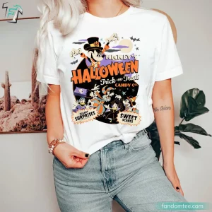 Funny Mickey Mouse Trick or Treat Mickey Halloween Shirt 4