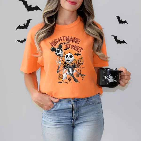 Funny Pumpkin Halloween Jack Skellington Shirt