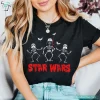 Funny Scary Skeleton Darth Vader and Stormtrooper Dancing Star Wars Halloween Shirt 4