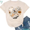 Funny Spiders Web Halloween Boo Shirt Spooky Season Tee 3