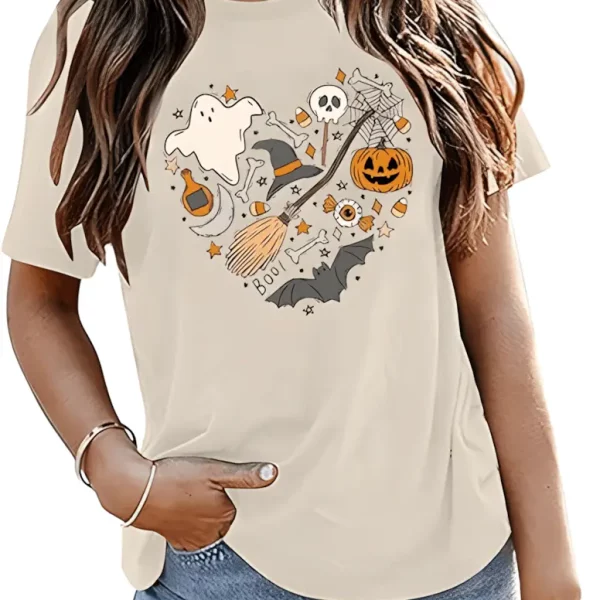 Funny Spiders Web Halloween Boo Shirt Spooky Season Tee