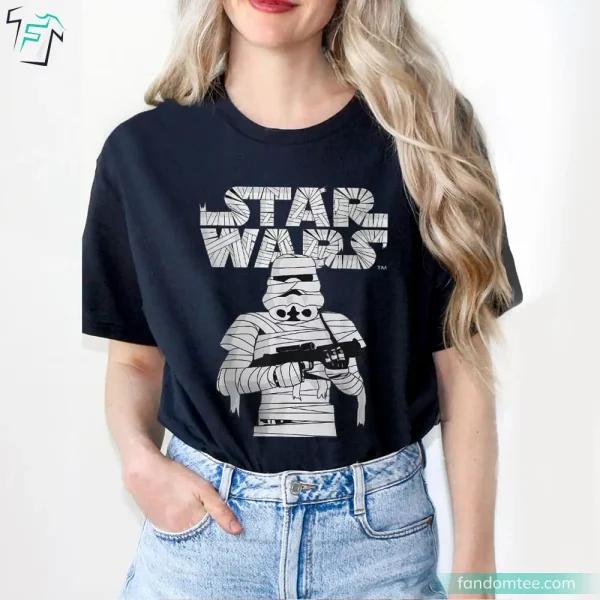 Funny Star Wars Mummy Stormtrooper T Shirt