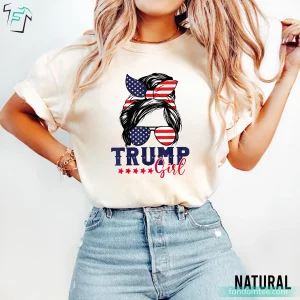 Funny Trump Girl for Womens Trump Shirts 2024