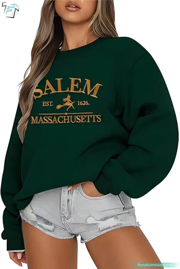 Funny Vintage Halloween Salem Massachusetts Shirt