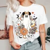 Ghost Pumpkin Horror Minnie Mouse Halloween Shirt Funny Spooky Halloween Tee 2