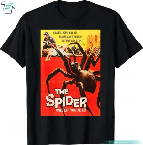 Giant Spider Classic Halloween Monster Poster Horror Movies Shirt