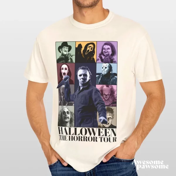 Halloween Michael Myers Shirt Vintage The Horror Tour Character Tee