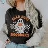 Halloween Read More Books Ghost Boo Shirt Funny Spooky Teacher 2