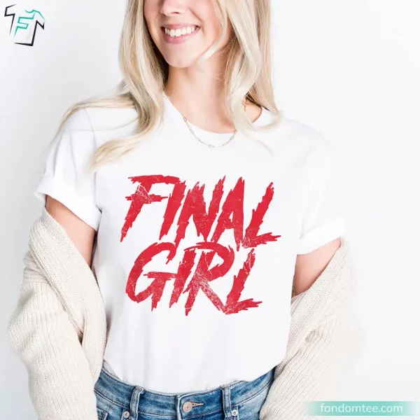 Horror Halloween Final Girl Scary Movie Shirt