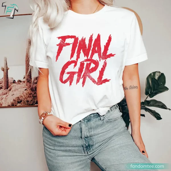 Horror Halloween Final Girl Scary Movie Shirt