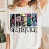 Horror Scary Beetlejuice Shirt Vintage Halloween Horror Character Tee