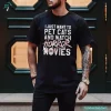 I Just Want To Pet Cats and Watch Horror Movie Shirt for Halloween Movie Lovers 4