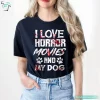 I Love Horror Movies And My Dog Funny Horror Movie Shirt 2