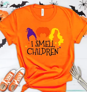 I Smell Children Sanderson Sisters Shirt Cute Hocus Pocus Graphic Funny Fall Tee 2