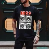 KISS Band Tee Shirt Funny Retro Cat Rock Music Concert Band Men Kids Women 3