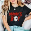 Mama's Boy Funny Horror Character Jason Voorhees Shirt 4