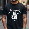 Mettalicat Rock Band Guitar VIntage Metallica Shirt Funny Christmas Gift 2