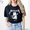 Mettalicat Rock Band Guitar VIntage Metallica Shirt Funny Christmas Gift 3