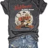 Nightmare on Main Street Disney Shirt Funny Vintage Scary Pumpkin Halloween Tee 2