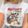 Nightmare on main Street Mickey Mouse Halloween Shirt Funny Vintage Scary Disney Tee 2