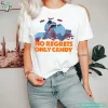 No Regrets Only Candy Funny Stich Halloween Shirts