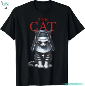 Parody The Cat Funny Horror Movies Halloween Cat Shirt