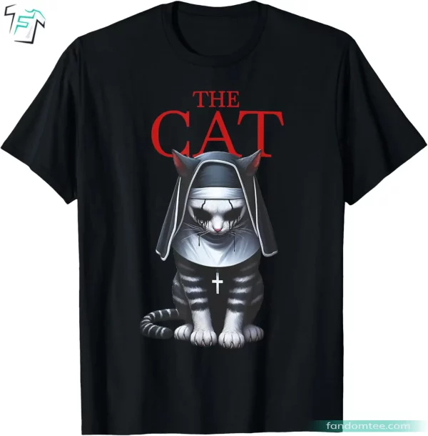 Parody The Cat Funny Horror Movies Halloween Cat Shirt