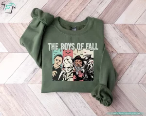 Retro The Boys of Fall Vintage Halloween Horror Movies Shirt