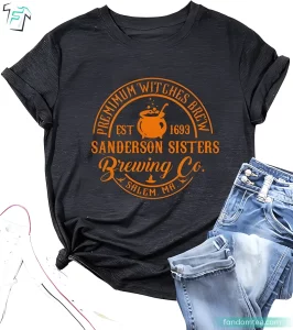 Sanderson Sisters Brewing Co Funny Hocus Pocus Shirt 3