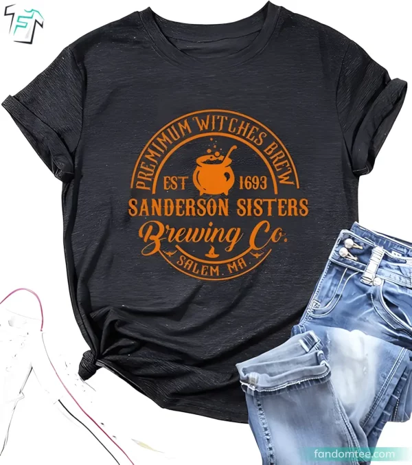 Sanderson Sisters Brewing Co Funny Hocus Pocus Shirt