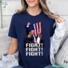 Sarcastic Fight Fight Fight Funny Best Trump Shirt 2024