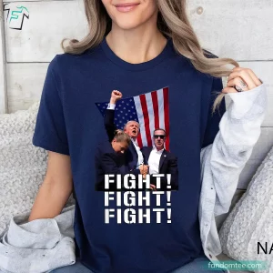 Sarcastic Fight Fight Fight Funny Best Trump Shirt 2024