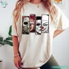 Scary Face of Horror Characters Funny Horror Movie Shirt