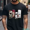 Scary Face of Horror Characters Funny Horror Movie Shirt 4