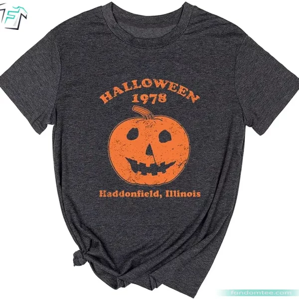 Scary Halloween Haddonfield Illinois 1978 Horror Movies Shirt