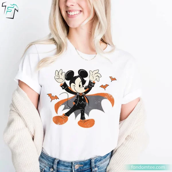 Scary Spooky Dracula Mickey Halloween Shirt