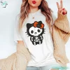 Skeleton Horror Spooky Halloween Hello Kitty Shirt for Cat Lovers