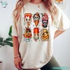 Summer Popsicle Halloween Ice Cream Summerween Funny Horror Movie Shirt