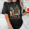 Tis The Season To Be Creepy Vintage Horror Scary Skeleton Shirt for Mens Womens