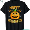 Trick Or Treat Jack o Lantern Shirt Funny Pumpkin Happy Halloween Tee