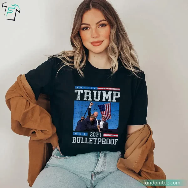 Trump 2024 Bulletproof for Trump Support Shirts