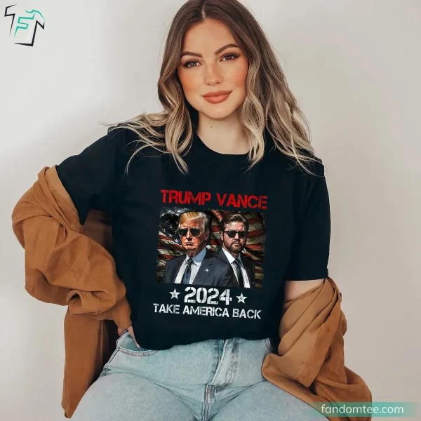 Trump Vance Take America Back Funny Pro Trump Shirts 2024