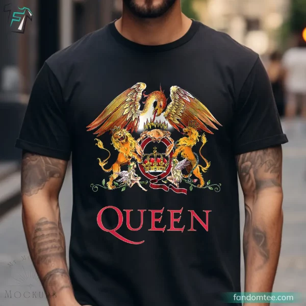 Vintage Classic Crest Queen Band Shirt for Rock Fans Gift