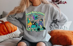 Vintage Easy Bake Coven Shirt Funny Scary Spooky Halloween Tee