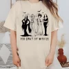 Vintage Ghoul Gang You Can't Sit With Us Shirt Funny Halloween Tee